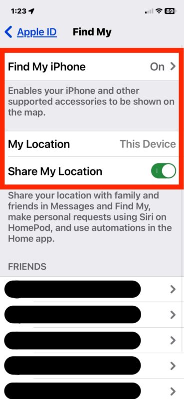 Fix Find my inactive location device errors on iPhone